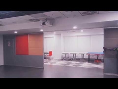 SONO Aluminium Frame Hangende Scheidingswanden, Openbaar Houten Scheidingswand Voor Hall