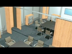 OEM ODM Zeer flexibele verplaatsbare scheidingswanden Schuifgeluidsdichte ruimteverdelers