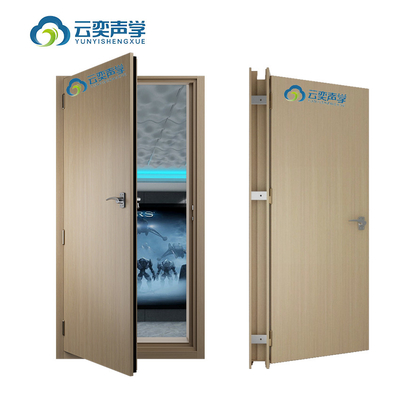 Gepersonaliseerde grootte 2100*900mm Branddicht Stalen Interieur Akoestisch Klankdicht Deur Fabrikant