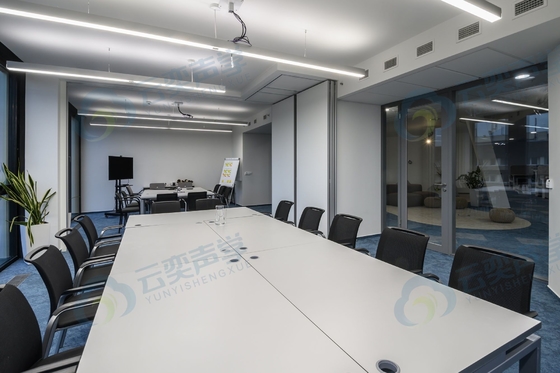 Geluidsdichte opvouwbare mobiele modulaire kantorenwand