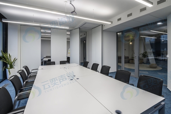 Geluidsdichte opvouwbare mobiele modulaire kantorenwand