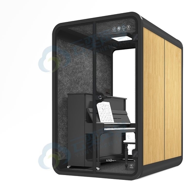 Multifunktioneel geluidsdicht booth Muziek voor piano Vocale booth Kantoor telefoonbooth