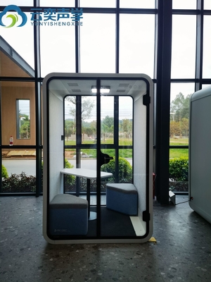 Middelgrote Meeting Pod Voor Conferentie Meeting Dubbelstand Met Meubel Sofa