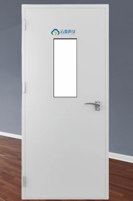 Hoogtechnologische functie T-type dubbele magnetische afdichtingsstrook en blokkades Frame geluidsdichte deur op maat