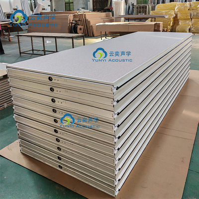 Stofbedekte hangende ruimteverdeler / aluminium Mdf Verplaatsbare kantorenpartities voor kantoorruimten