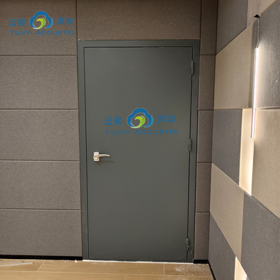 Drum Room Muziekstudio Ruimte doorzichtige geluidsbarrière geluidsisolatie deur huis akoestiek met basvallen hoeknoes annulering deur STC 45dB