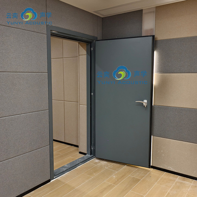 Drum Room Muziekstudio Ruimte doorzichtige geluidsbarrière geluidsisolatie deur Visie Glas Huis akoestiek Met basvallen Hoeknoes Verwijderde deur STC 45dB