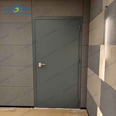 Drum Room Muziekstudio Ruimte doorzichtige geluidsbarrière geluidsisolatie deur Visie Glas Huis akoestiek Met basvallen Hoeknoes Verwijderde deur STC 45dB
