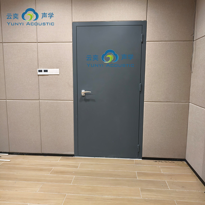 Soundproof Drum Room Muziekstudio Ruimte doorzichtige geluidsbarrière geluidsisolatie deur Visie Glas 60 minuten brandwerend huis akoestiek met basvallen hoeknoes annulering deur STC 45dB