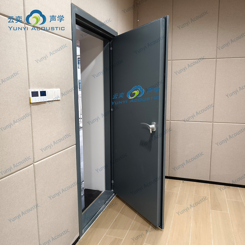 Stalen geluidsdichte deur STC 45dB akoestische deur hotel deur bioscoop deur huis theater deur