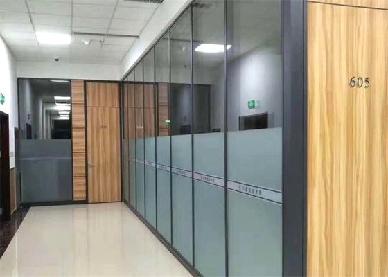 Transparante Aangemaakte van de Verdelingsframeless van het Glas Volledige Hoge Bureau het Glasverdeling